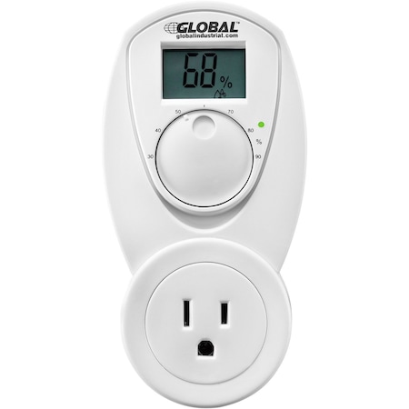 Global Industrial Plug In Humidifier Control 120V, 15A, Analog 30-90% Relative Humidity 246112